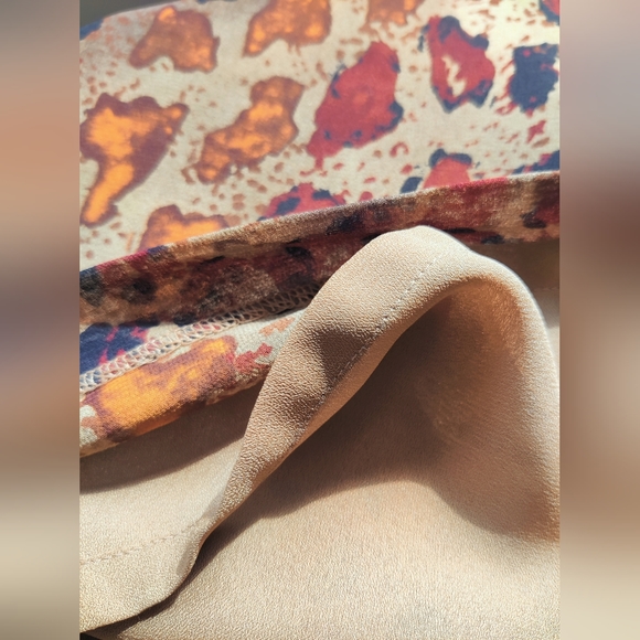 Laura Ashley Animal Print Silk Skirt - Picture 7 of 13